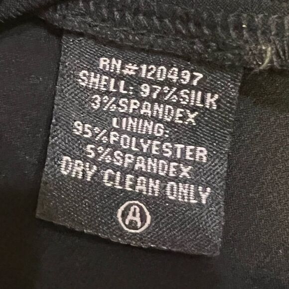 Grayse Women’s XS Elegant One Shoulder Sleeve Red & Black Evening Blouse Shirt - Picture 7 of 10